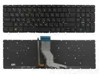 Клавиатура для ноутбука HP 15-BS, 15-BW, 250 G6, 255 G6, 256 G6, 258 G6, HP 15-ra000, 15-rb000, 15-br000, 17-ak000, 17-bs000, 17-bs100, 17g-br, черная без рамки с подсветкой