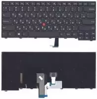 Клавиатура для ноутбука Lenovo ThinkPad T440, T440P, T440S, черная с указателем