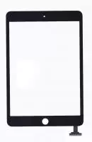 Сенсорное стекло (тачскрин) для планшета Apple iPad Mini 3 (A1599, A1600) (retina) no IC, черное