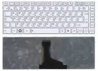 Клавиатура для ноутбука Toshiba Satellite L800, L830 белая