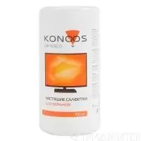 Салфетки для ЖК-экранов в банке Konoos KBF-100ECO