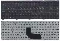 Клавиатура для ноутбука DNS K580S, черная с рамкой