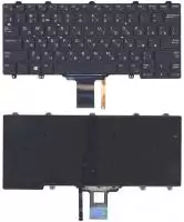 Клавиатура для ноутбука Dell E5250, черная с подсветкой