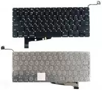 Клавиатура для ноутбука Apple A1286, A1286 без SD, плоский Enter