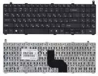 Клавиатура для ноутбука DNS 0124002, черная без рамки
