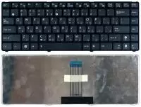 Клавиатура для ноутбука Asus UL20 Eee PC 1201, черная с рамкой