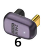 Переходник USB 4 Type C угловой тип 5