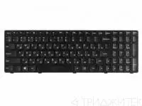 Клавиатура для ноутбука Lenovo G500, G505, G510, G700, G710, черная с рамкой, горизонтальный Enter