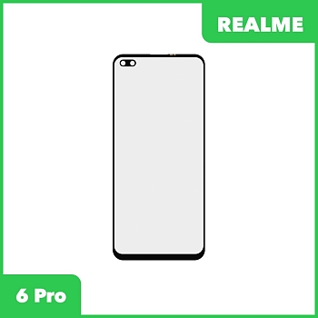 Стекло для переклейки дисплея Realme 6 Pro, черный