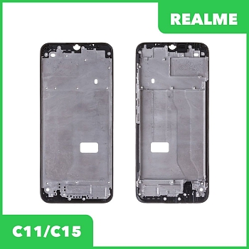 Рамка дисплея для Realme Realme C11, C15 (черный)