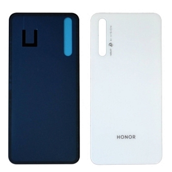 Задняя крышка Huawei Honor 20S (MAR-LX1H) без отпечатка (белая)