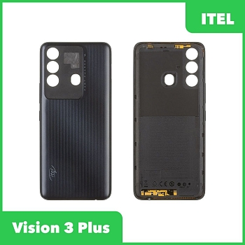 Задняя крышка для Itel Vision 3 Plus (P682LPN) (черный)