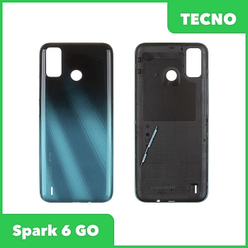 Задняя крышка для Tecno Spark 6 GO (KE5) (зеленый)