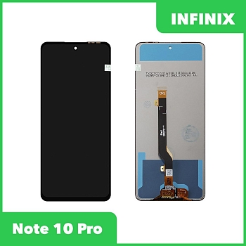Дисплей (экран в сборе) для телефона Infinix Note 10 Pro (черный)