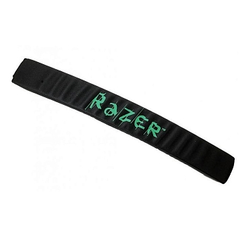 Обшивка оголовья для наушников Razer Kraken PRO, Kraken 7.1, Kraken Chroma, Electra черная с зеленым лого