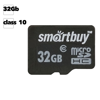 Карта памяти SmartBuy MicroSD 32GB (class 10) (без адаптера)