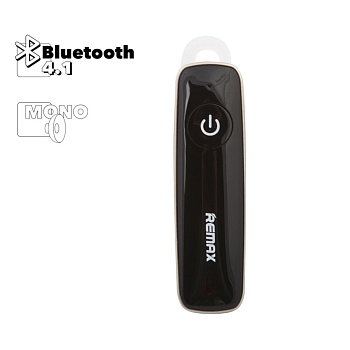 Bluetooth гарнитура вставная Remax RB-T8 моно, черная
