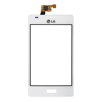 Сенсорное стекло (тачскрин) для LG Optimus L5 E612, E610, белый