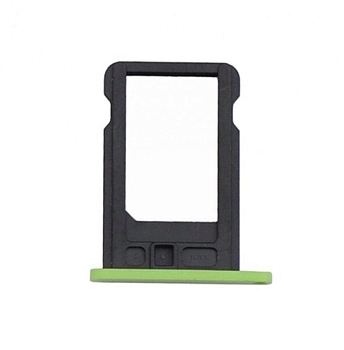 Держатель (лоток) SIM-карты для Apple IPhone 5С, зеленый