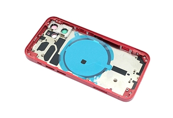 Задняя крышка (корпус) в сборе с рамкой для Apple iPhone 12 Mini, red