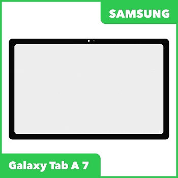 Стекло + OCA плёнка для переклейки Samsung SM-T505, T500 Galaxy Tab A7 (черный)