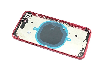 Задняя крышка (корпус) в сборе с рамкой для Apple iPhone 8, Red
