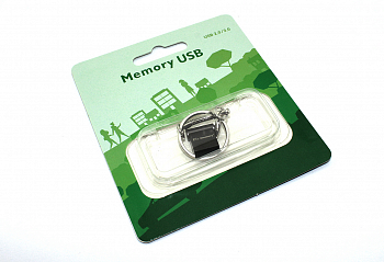 Флешка USB Dr.Memory Mini 4GB, USB 2.0, серебристый