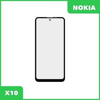 Стекло для переклейки дисплея Nokia X10 (TA-1332), черный