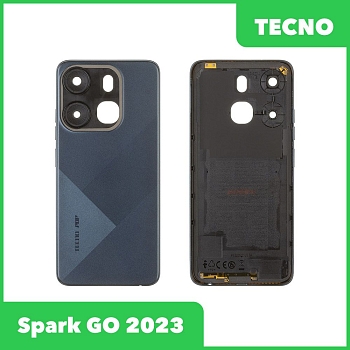 Задняя крышка для Tecno Spark GO 2023 (BF7) (черный)
