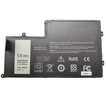 Аккумулятор (батарея) 0PD19 для ноутбука Dell Inspiron 15-5000, 15-5445, 15-5447, 15-5448, 7600мАч, 7.4B (оригинал)
