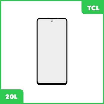 Стекло + OCA плёнка для переклейки TCL 20L (черный)