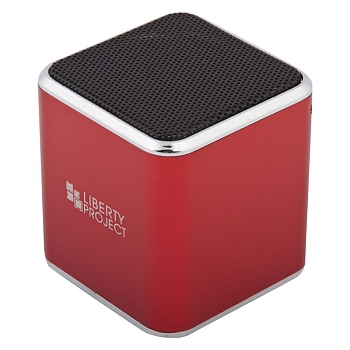 Портативная колонка "LP" M1 красный (3, 5+USB+microSD+FM радио) (коробка)