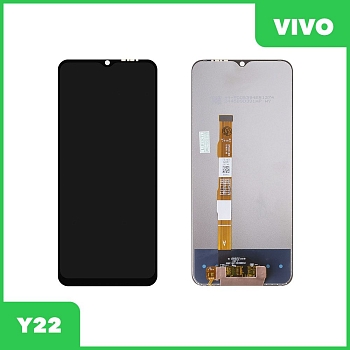 LCD дисплей для Vivo Y22 в сборе с тачскрином (черный)