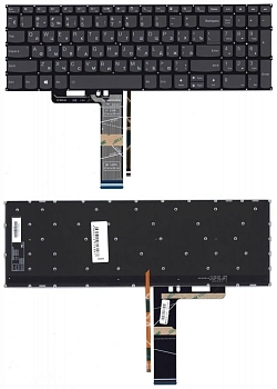 Клавиатура для ноутбука Lenovo Flex 5-15, черная