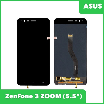 LCD Дисплей для Asus ZenFone 3 Zoom (ZE553KL) с тачскрином, черный (оригинал)