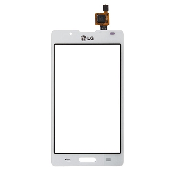 Сенсорное стекло (тачскрин) для LG Optimus L7 II P713 1-я категория, белый