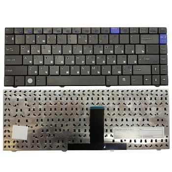 Клавиатура для ноутбука Clevo W84, W84T, HCL ME L74, Axioo CNW, MNW, MP-07G33US-43012, черная