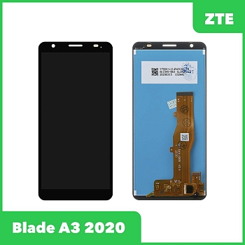 LCD дисплей для ZTE Blade A3 2020 в сборе с тачскрином (черный)