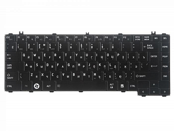 Клавиатура для ноутбука Toshiba Satellite C600, L600, L630, L640, C640 черная