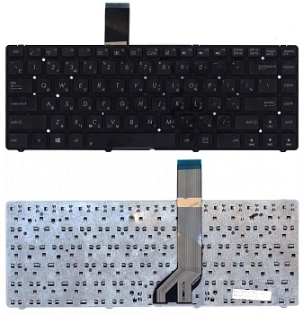 Клавиатура для ноутбука Asus K45A, K45DE, K45V, K45V, черная без рамки