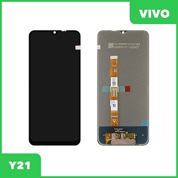 LCD дисплей для Vivo Y21 с тачскрином (черный) 100% оригинал