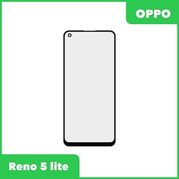 Стекло + OCA пленка для переклейки Oppo Reno 5 Lite, черный