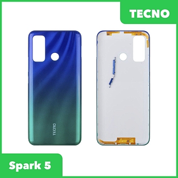 Задняя крышка для Tecno Spark 5 (синий)