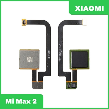 Сканер отпечатка пальца для телефона Xiaomi Mi Max 2, черный