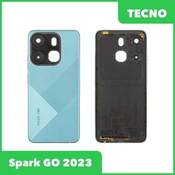 Задняя крышка для Tecno Spark GO 2023 (BF7) (голубой)