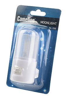 Ночник Camelion NL-250 с выключателем, LED BL1