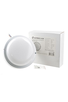 Светодиодный влагозащищенный светильник Ultraflash LBF-0312 C01 LED, 12Вт, 4000К