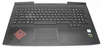 Клавиатура для ноутбука HP Omen 17-AN топкейс, б.у.