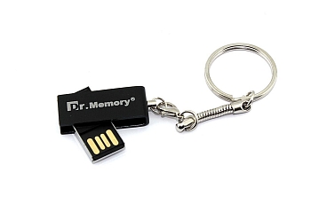 Флешка USB Dr.Memory 005 4GB, USB 2.0, серебристый