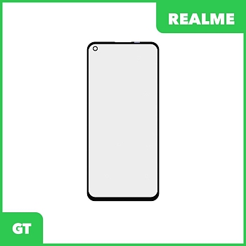 Стекло для переклейки дисплея Realme GT, черный